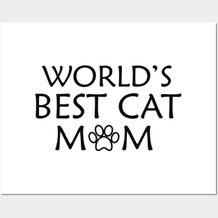 Cat Mom - World's best cat mom Posters and Art